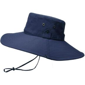 Sun Hat for Men Women UPF 50+ Wide Brim Bucket Hat for All-Day Comfort - Ideal for Hiking, Rowing, Fishing & Beach Hats
