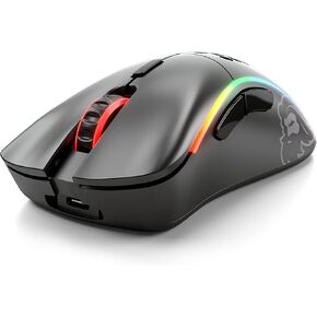 Glorious Model D- (Minus) Wireless Gaming Mouse - RGB 67g Lightweight Ergonomic Wireless Gaming Mouse (Matte Black) (RENEWED)