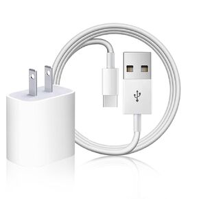 Wall Charger Compatible With New AirPods 4 4th,AirPods Max 2 2024,New AirPods Pro 2/2nd generation Earbuds Apple TV Remote 3rd 4K Charger Charging Cord, iPhone 16 15 Carplay usb a to usb c Charger 3FT
