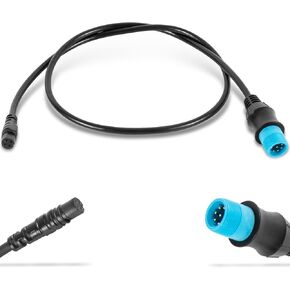[إصدار ترقية] محول 0101271900 ، محول 8 دبوس إلى 4 دبوس يتوافق مع Garmin Airmar و Echomap و Plus و Echomap UHD و ECHOMAP Ultra و Lucker Chart Confers و Fish Fluger