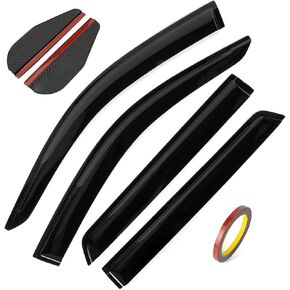 PSLER 4PCS Side Window Vent Visor Window Deflectors for Pilot 2023 2024 Car Accessories Rain Guards Window Visors Vent Deflector