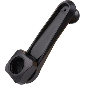 17mm Ball Head Car Phone Holder Mount Extension Bracket–Universal Rotating Arm– Air Vent Support, Dash Camera GPS Stand, Long Arm Magnetic Mount, 360° Rotation, Male-to-Female Adapter, Black