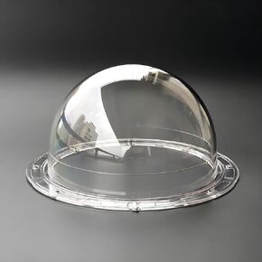 6 بوصة HD CLAY COMPAR COVER POLYCARBONATE PLEXI CLASS CAP الواقي أمان CCTV CAMPY COMPATION DOME متوافق مع PANASONIC PTZ DEPER DOME CAMERA WV-SW396 ، WV-CW864AE ، WV-CW590