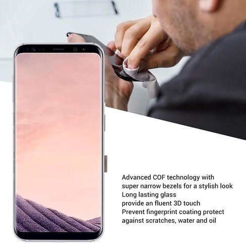 Screen Replacement for Galaxy S8+ Plus, Screen Assembly for Galaxy S8+ Plus LCD Display for S8 Plus G955U G955F G955A, 6.2in Touch Digitizer Screen, Tested Before Shipping in Saudi Arabia