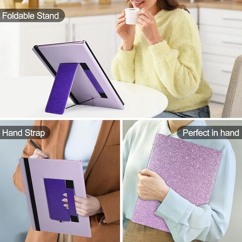 Caweet Stand Case for Paper Port Pro 11.8 Inch 2024 ، Hard Shell Shell Sleep Sleep/Wake Book Cover مع حامل القلم وحزام يدوي ، أسود in Kuwait