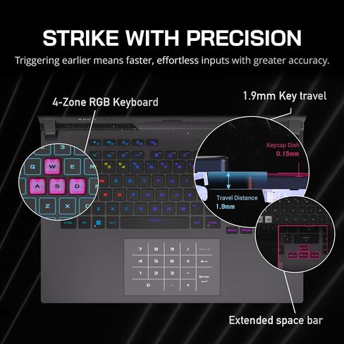 Asus 2022 ROG Strix G15 15.6'' FHD 144Hz Gaming Laptop, AMD Ryzen 7-4800H, 16GB RAM, 512B PCIe SSD, Backlit Keyboard, GeForce RTX 3060 Graphics, Windows 11 Home, Gray, 32GB Snowbell USB Card in Saudi Arabia