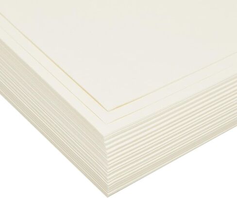 Best Paper Greetings 96 Sheets Parchment Paper for Certificates, Resumes, Diplomas, 90 GSM Textured Stationary, Printer-Friendly (Ivory, 8.5 x 11 in) in Saudi Arabia