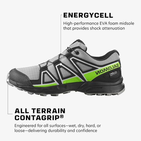 Salomon Unisex-Child Speedcross Climasalomon Waterproof Hiking Shoe in Kuwait