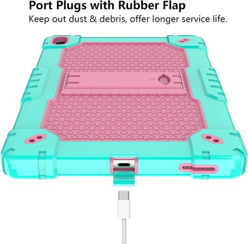 لـ Walmart Onn 11 بوصة Tablet Pro 2024 Case/Onn 11 inch Tablet Pro Model 100146660 Hybird Case Kids مع موقف Walmart Onn 11 "Tablet Pro 2024 تم إصداره (Green/Pink) in Saudi Arabia