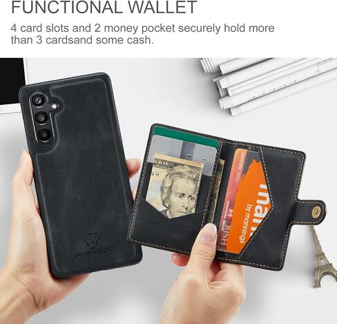 بالنسبة إلى Samsung Galaxy A16 Case Wallet ، فإن حامل البطاقة المغناطيسي القابل للفصل in Kuwait