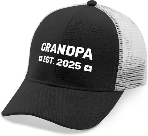 Grandpa Announcement Gifts Promoted to Grandpa Hat,Grandpa Est 2025 New Grandpa Hats Cap,Gifts for New Grandpa Baseball Cap in Saudi Arabia