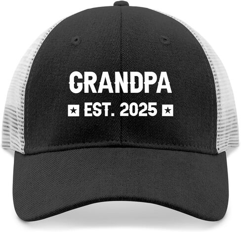 Grandpa Announcement Gifts Promoted to Grandpa Hat,Grandpa Est 2025 New Grandpa Hats Cap,Gifts for New Grandpa Baseball Cap in Saudi Arabia
