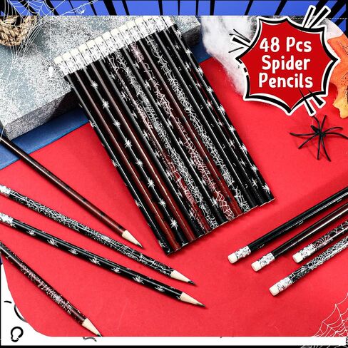 Teling 48 Pcs Construction Theme Pencil for Kids Excavators Themed Party Favors Assorted Bulldozer Blender Wood Pencils with Eraser Back to School Pencil Gifts for Kids Birthday Classroom Exchange in Saudi Arabia