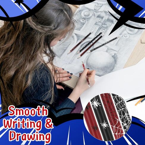 Teling 48 Pcs Construction Theme Pencil for Kids Excavators Themed Party Favors Assorted Bulldozer Blender Wood Pencils with Eraser Back to School Pencil Gifts for Kids Birthday Classroom Exchange in Saudi Arabia