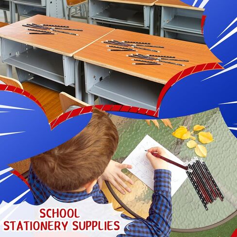 Teling 48 Pcs Construction Theme Pencil for Kids Excavators Themed Party Favors Assorted Bulldozer Blender Wood Pencils with Eraser Back to School Pencil Gifts for Kids Birthday Classroom Exchange in Saudi Arabia