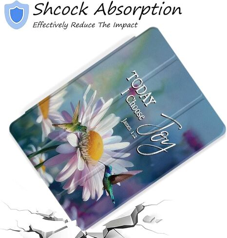 Built-in Pencil Holder,Compatible with Apple iPad 9th 8th 7th Generation Case 10.2 Inch Protective Cover with Kickstand,for Love,Bible Verses Flowers Birds in Saudi Arabia