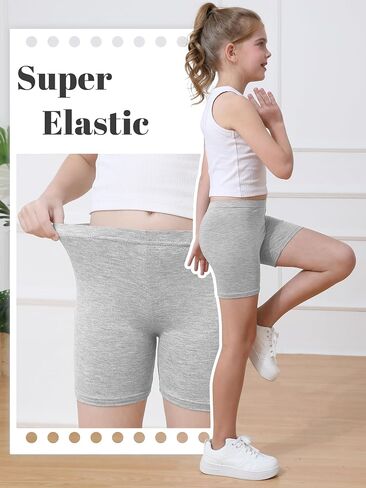 Resinta 6 Pack Dance Shorts Girls Bike Short Breathable and Safety 6 Color in Kuwait