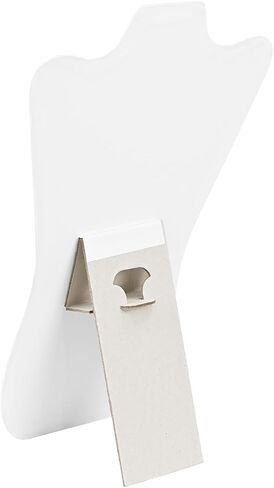 MOOCA Linen Covered Wood Jewelry and Necklace Easel Display Stand, Set of 6 in Kuwait