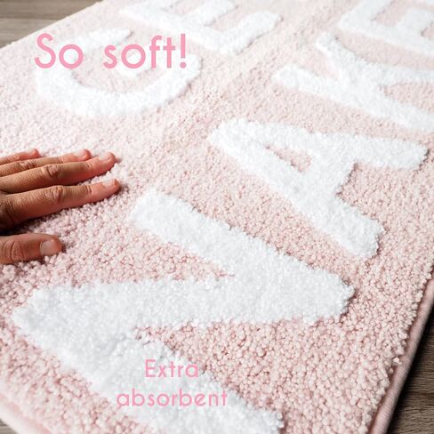 Evovee Get Naked Bath Mat Funny Cute Bathroom Rugs Navy Blue Lavender Get Naked Rug Shower Funny Bathroom Decor Fun Cute Bath Mat Non-Slip Washable in Kuwait
