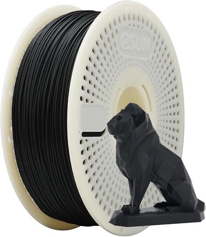 eSUN Matte PLA Refilament 1.75mm, Matte 3D Printer Refill PLA Filament, 1KG Spoolless 3D Printing Filament for 3D Printers, Deep Black in Saudi Arabia