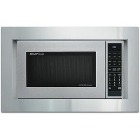 Sharp RK94S30F 30 in. Built-in Microwave Oven Trim Kit, Stainless Steel