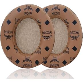 Replacement Ear Pads Compatible with Beats by Dr.Dre Studio 2.0 B0500 B0501 /Studio 3.0 Wired Wireless Headphones, Akkiv Replacement Ear Pads Made of Protein Leather and Memory Foam (Brown)