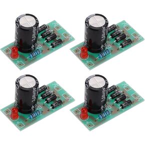 4 PCS AC 6-16V to DC 12V محول إمدادات الطاقة 1N4007 وحدة توصيل الطاقة الكاملة لجسر الجسر لتصفية طاقة القطار LED