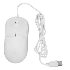flexman Wired Mouse, 1200Dpi ABS Wired USB Computer Mouse for Laptops, Desktop Computers (Yellow)