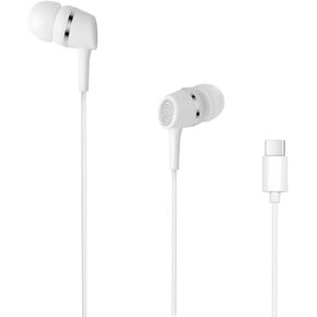 USB C Wired Headphones for iPhone,Earbuds Built-in Microphone & Volume Control,Earphones Compatible with iPhone 16 15 Pro Max Plus，Compatible with USB C Interface.White.
