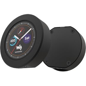waveshare RP2350 MCU Board with 1.28inch Round Touch LCD with Metal Case,240×240 Pixels 65K Color IPS Display,6-axis Sensor，Dual-core & Dual-Architecture Design