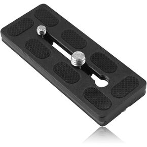 Quick Release QR Plate Compatible with DSLR Camera, Quick Release Plate Tripod Plate Clamp Mount Rail Accessories for Camera