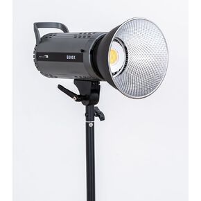 REFLEX CAMERA 200W Bi-Color Bowens LED COB Light - B300X, 3200-5600K, Adjustable Color Temp, Silent Operation, Durable, Dynamic Movement, Ideal for Professional Video & Photography Lighting