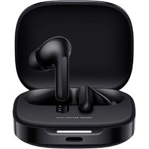 Xiaomi Redmi Buds 6 (الإصدار العالمي) TWS Earphone ، سماعة رأس إلغاء الضوضاء النشطة 49 ديسيبل ، الصوت المحيطي المدمج 360 درجة ، عمر بطارية لمدة 42 ساعة ، Type-C Bluetooth 5.4 -black in Kuwait