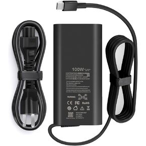 GAN 100W USB C Dell Laptop Charger for Dell Latitude 5340 7640 7340 7440 5440 5540 9440 5289 5300, Precision 3540 3580 3480 3581 5480 5680, in-spiron 14 Plus 7430 7440 DA100PM220