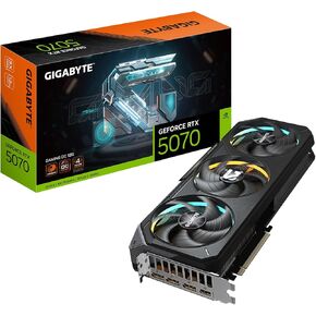 GIGABYTE GeForce RTX 5070 Gaming OC 12G Graphics Card, 12GB 192-bit GDDR7, PCIe 5.0, WINDFORCE Cooling System, GV-N5070GAMING OC-12GD Video Card