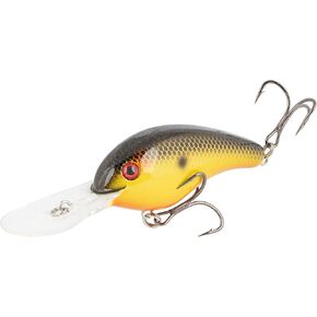 Strike King (HC5XDE-497) 5XD Elite Fishing Lure, Deep Diving Crankbait, 5/8-Ounce, Unique Curved Bill, Dives to 15-Feet, Rattle Chambers, Size 2 Mustad Triple Grip Hooks, Fools Gold