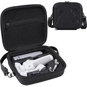 Osmo Mobile 7P Case, PU Leather Portable Shoulder Bag Storage for DJI Osmo Mobile 7 Pro/7 Gimbal Stabilizer and Accessories
