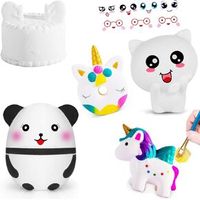 Squishies Toy Jumbo Slow Rising Squishy Animals Unicorn Horse,Deer Cake,Unicorn Donut,Panda,Dog,Cat Squishy Toys for Kids Party Favors, Stress Relief & Anxiety Relief Sensory Fidget Toys