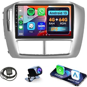 8 Core 6G+128G Radio for Honda Pilot 2006 2007 2008, Rimoody Android Car Stereo Carplay Android Auto 9 Inch Touchscreen GPS 5G-WiFi Bluetooth FM DSP-36 Mirror Link 59-UI Themes AHD Backup Camera