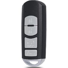 Key Fob Keyless Entry Fits for Mazda CX-5 CX-9 2016 2017 2018 2019 Remote Control Key Replacement 4 Button WAZSKE13D02 TKY2-67-5DY SUV 315MHz