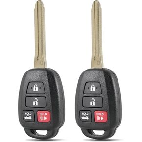 G chip 2PCS Remote Key Fob Replacement for 2012 2013 2014 Toyota Camry Keyless Entry Remote Fob HYQ12BDM 8907006420