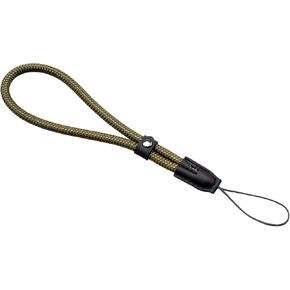 VKO Climbing Rope Camera Wrist Strap,High-Performance Cord & Leather Adjuster–6mm Safety Tether for Compact Cameras,Mirrorless Camera,Eyelet-Compatible Devices Green