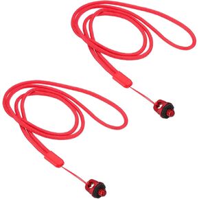 PATIKIL Camera Wrist Strap Lanyard, 2 Pcs Camera Hand Wristband Straps with 1/4" Screws for Action Cameras 360 Selfie Stick, Red