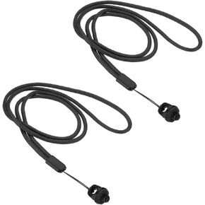 PATIKIL Camera Wrist Strap Lanyard, 2 Pcs Camera Hand Wristband Straps with 1/4" Screws for Action Cameras 360 Selfie Stick, Black