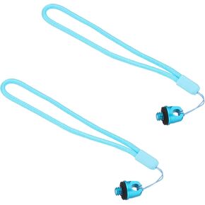PATIKIL Camera Wrist Strap Lanyard, 2 Pcs Camera Hand Wristband Straps with 1/4" Screw for Action Cameras 360 Selfie Stick, Blue