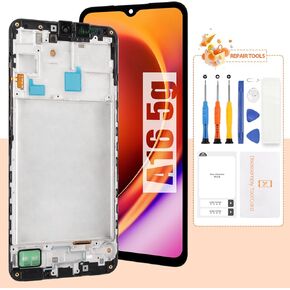 Incell Screen for Samsung Galaxy A16 5G Screen Replacement for Galaxy A16 LCD Screen SM-A166B,SM-A166P,SM-A166E Touch Display Digitizer Assembly Repair Parts with Frame(Black No Fingerprint Function)