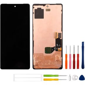 [with Frame] SWARK New TFT LCD Display digitizer Touch Screen Assembly for Google Pixel 7 GVU6C GQML3 6.7" LCD Touch Screen Digitizer Assembly with Upgraded Repair Tools Kit-NO Fingerprint Function