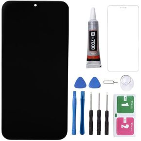 استبدال Samsung Galaxy A15 5G SM-A155 SM-A156 LCD شاشة الشاشة اللمس شاشة LCD Displizer Assembly (مجموعة الإصلاح مع الزجاج المقلوب)
