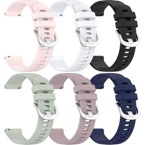 Silicone Band 6 Pack for Mindrose H80 Watch Strap Breathable Wristband Compatible with Mindrose Smart Watch 1.47'' Slim Smart Fitness Tracker