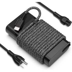 New Slim 65W USB-C LAPTOP ARCTER PLACTER FOR HP Specter X360 ، ELITEBOOK X360 ، ENVY ، Chromebook ، Specter ، Elitebook ، Elite X2 ، Probook Travel AC Adapter Type C Supply C Power Cord Supply
